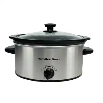 Tesco Hamilton Beach 3.5L Slow Cooker Silver offer