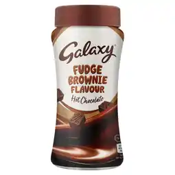 Tesco Galaxy Fudge Brownie Flavour Hot Chocolate 275G offer