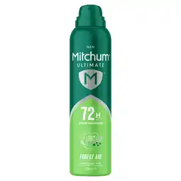 Tesco Mitchum Men Ultimate 72H Forest Air Anti Perspirant & Deodorant 250ml offer