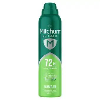 Tesco Mitchum Men Ultimate 72H Forest Air Anti Perspirant & Deodorant 250ml offer