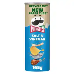 Tesco Pringles Salt & Vinegar Sharing Crisps 165g offer