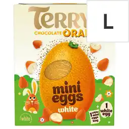 Tesco Terry's White Chocolate Orange Easter Egg And Mini Eggs 200G offer