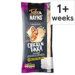 Tesco Jake & Nayns' Chicken Tikka Naanster 185G offer
