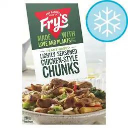 Tesco Fry's Plant Based Lightly Seasoned Chicken-Style Chunks 280g offer