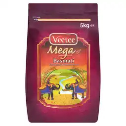 Tesco Veetee Mega Basmati Rice 5Kg offer