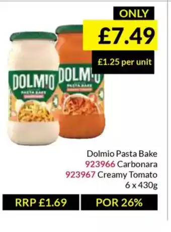 Musgrave MarketPlace Dolmio Pasta Bake offer