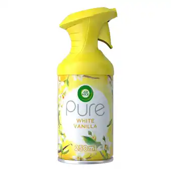 Tesco Airwick Air Freshener Aerosol Pure White Vanilla 250 Ml offer