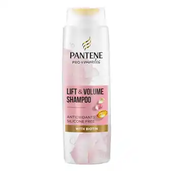 Tesco Pantene Pro-V Miracle Lift 'N' Volume Shampoo 400Ml offer