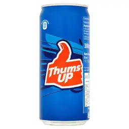 Tesco Thums Up Cola Flavour Soft Drink 300Ml offer