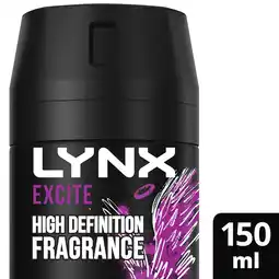 Tesco Lynx Excite 48h Deodorant Bodyspray for Men 150ml offer