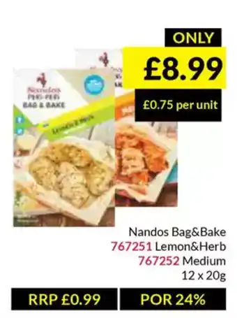 Musgrave MarketPlace Nandos Bag&Bake offer