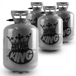 Tesco Helium Gas Canister Four Pack - Fills Up To 120 x 9 inch Balloons offer