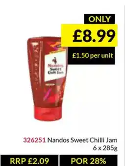 Musgrave MarketPlace Nandos Sweet Chilli Jam offer