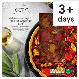 Tesco Tesco Finest Mediterranean Inspired Roasted Vegetable Tart 400g offer