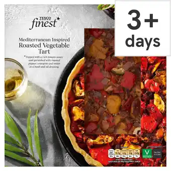 Tesco Tesco Finest Mediterranean Inspired Roasted Vegetable Tart 400g offer