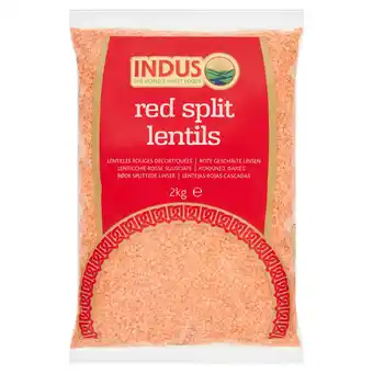 Tesco Indus Red Split Lentils 2Kg offer