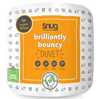 Tesco Snug Brilliantly Bouncy Duvet - 10.5 Tog - King offer