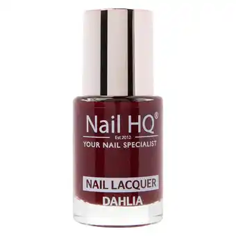 Tesco Nail HQ Colour Dahlia - 10ml offer