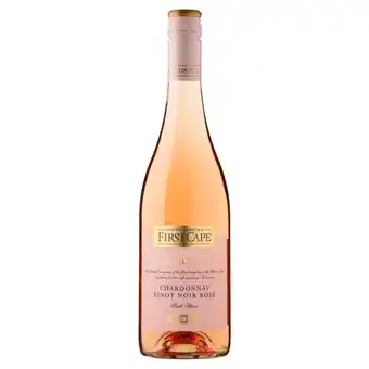Tesco First Cape Special Cuvee Chardonnay Pinot Noir Rose South Africa 75cl offer