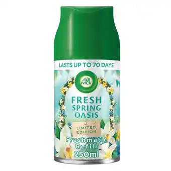 Tesco Air Wick Air Freshener Freshmatic Refill Spring Oasis 250ml offer