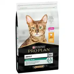 Tesco Purina Pro Plan Optirenal Original Adult Dry Cat Food - Chicken 10kg offer