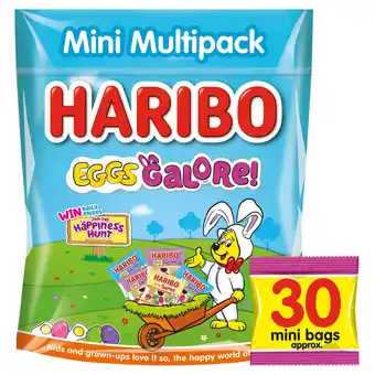 Tesco Haribo Eggs Galore Party Siz Mini Bags 480G offer