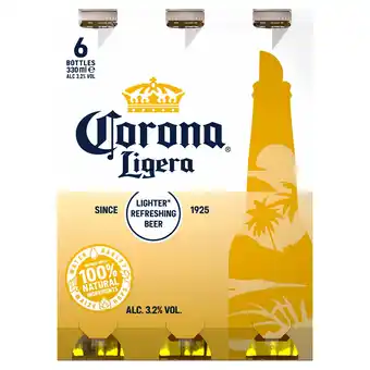 Tesco Corona Ligera 6 X 330Ml offer