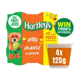 Tesco Hartley's Orange Flavoured Jelly 4x125g offer