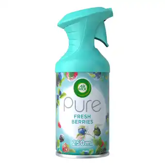 Tesco Air Wick Air Freshener Aerosol Pure Fresh Berries 250 ML offer