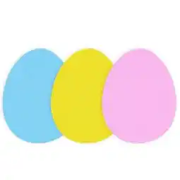 Tesco Arts & Crafts Easter Egg Foam Shapes - Pack of 12 offer