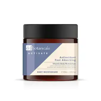 Tesco Dr Botanicals Activate Anti-Oxidant Fast Absorbing Vitamin Body Moisturiser 60ml offer