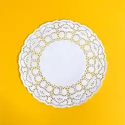 Tesco White Round Kraft Paper Doilies 19cm / 7.5 in - Pack of 250 offer