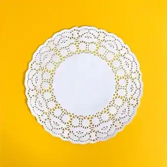 Tesco White Round Kraft Paper Doilies 19cm / 7.5 in - Pack of 250 offer