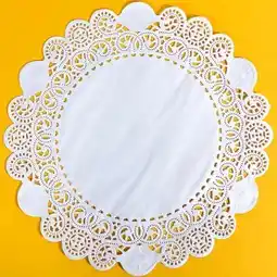 Tesco White Round Kraft Paper Doilies 27cm / 10.5 in - Pack of 250 offer