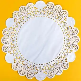 Tesco White Round Kraft Paper Doilies 27cm / 10.5 in - Pack of 250 offer