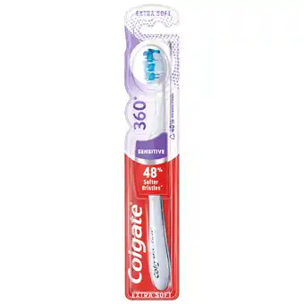 Tesco Colgate 360 Sensitive Pro Relief Extra Soft Toothbrush offer