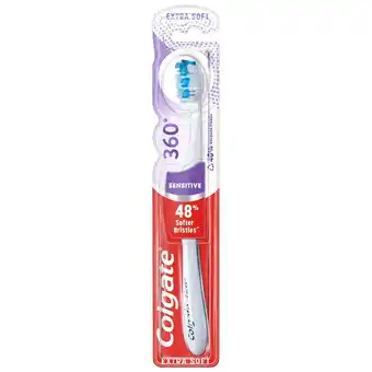 Tesco Colgate 360 Sensitive Pro Relief Extra Soft Toothbrush offer