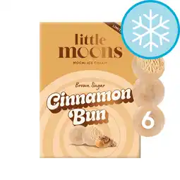 Tesco Little Moons Cinnamon Bun Mochi Ice Cream 6x32g offer