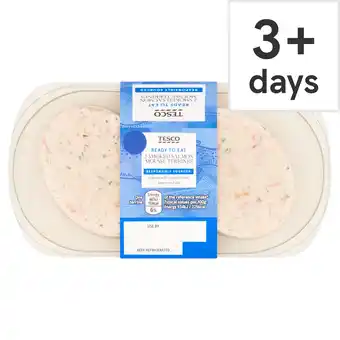 Tesco Tesco 2 Smoked Salmon Mousse Terrines 100g offer