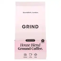 Tesco Grind, House Blend Ground Coffee, 200 grams offer