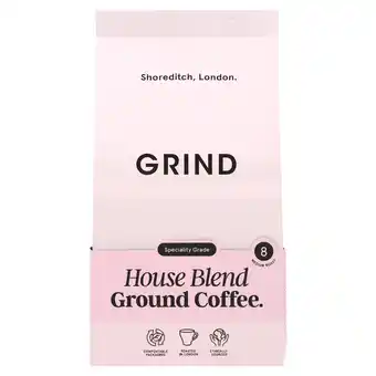 Tesco Grind, House Blend Ground Coffee, 200 grams offer