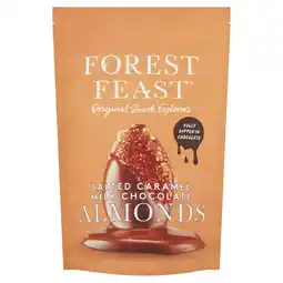 Tesco Forest Feast Salted Caramel Milk Chocolate Almond 120G offer