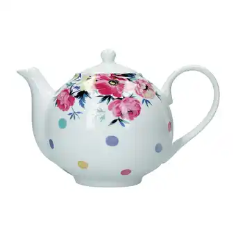 Tesco Mikasa Clovelly Porcelain 1 Litre Teapot offer