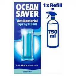 Tesco Ocean Saver Antibacterial Spray Ocean Mist 10Ml offer