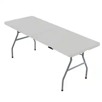 Tesco Home Vida 6ft Folding Table Indoor Outdoor Picnic Camping Portable Table offer