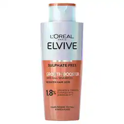 Tesco L'Oreal Elvive Sulphate Free Growth Booster Shampoo 200ml offer