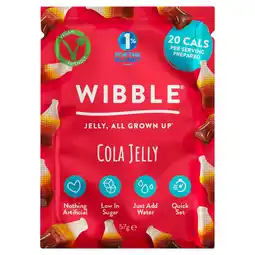 Tesco Wibble Cola Jelly Flavour Crystals 57g offer