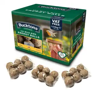 Tesco Bucktons Energy Balls 150pk offer