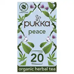 Tesco Pukka Peace Organic Tea 20 Sachets 30G offer