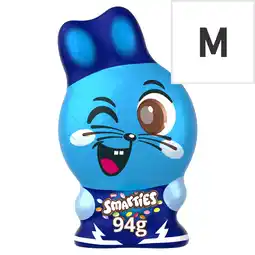 Tesco Smarties Bunny Milk Chocolate Hollow Figure 94G offer